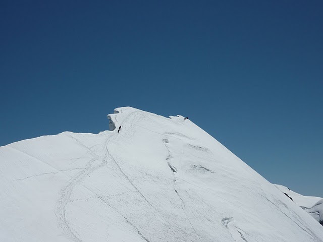 arrivée au Breithorn central