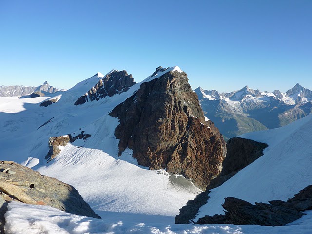 Scharwzor, passage célèbre pour la descente à ski sur Zermatt