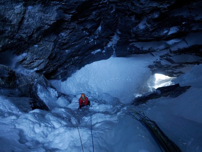 cascade de glace à Kandersteg : Metro 4