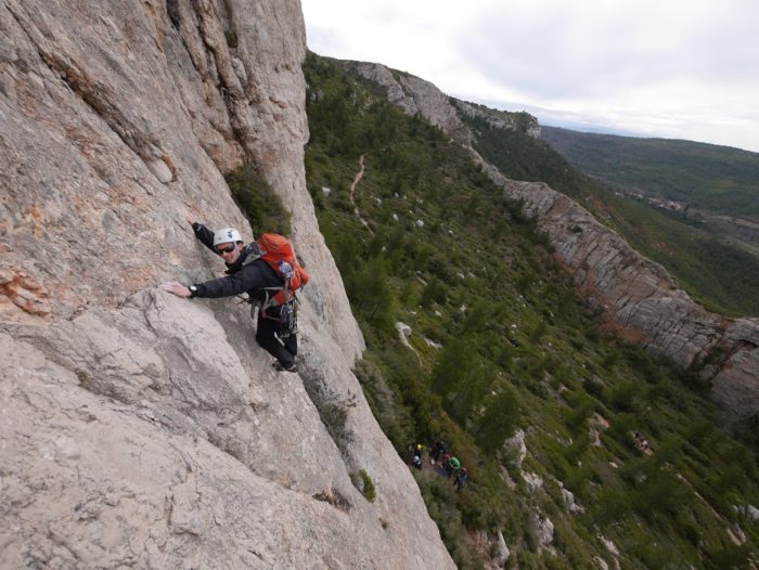 Parcours d'arête à la Sainte Victoire 1