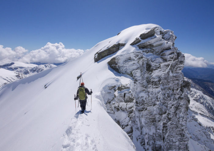 Ski alpinisme dans le Mercantour 