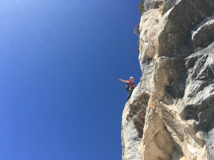 Escalade en grande voie