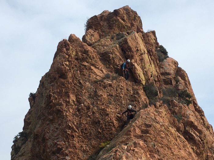 descente rocher Saint Barthélémy