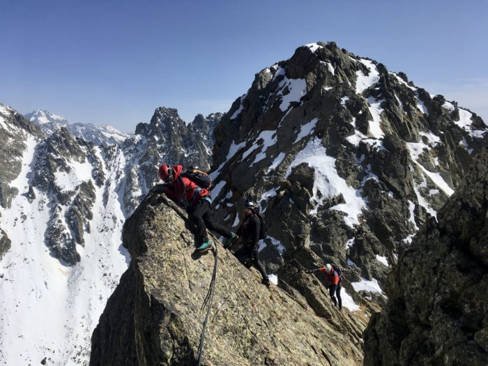 passage du rasoir alpinisme