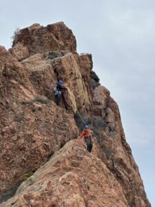 Mode 2 sur la voie normale de descente